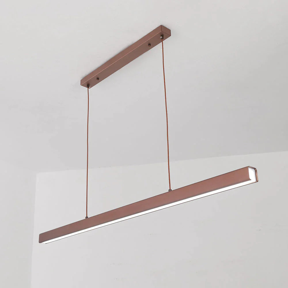 Linear LED Pendant Light Metal for Dining Areas | Avora