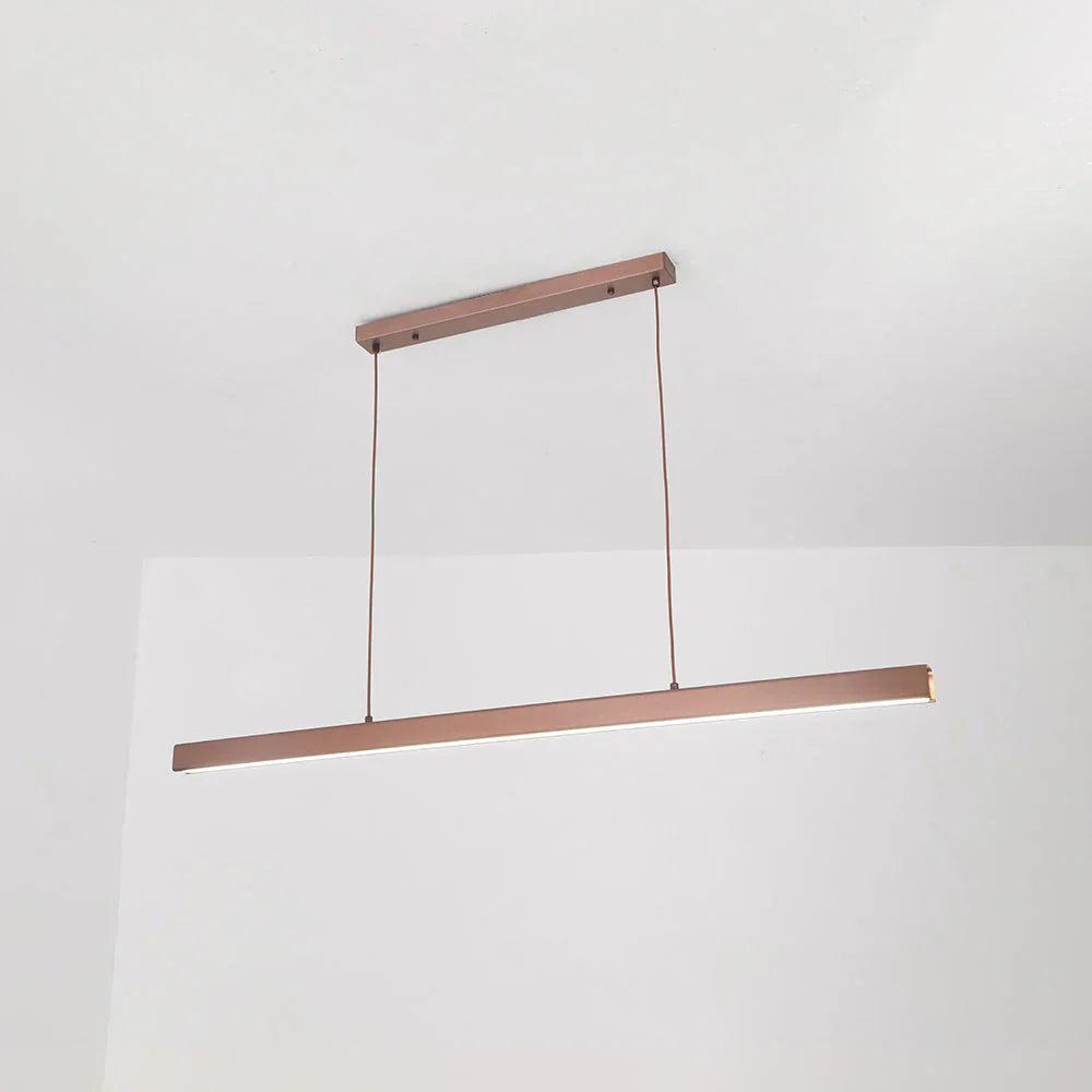 Linear LED Pendant Light Metal for Dining Areas | Avora