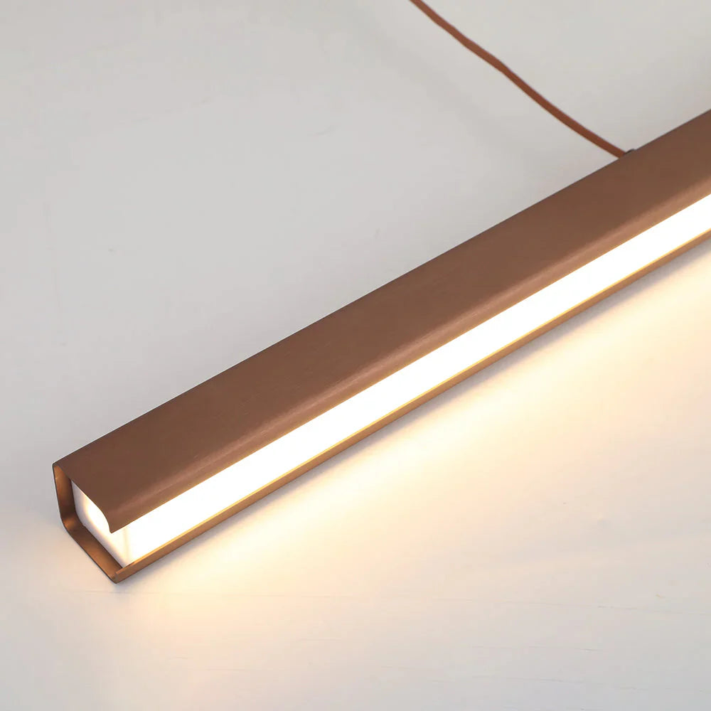 Linear LED Pendant Light Metal for Dining Areas | Avora