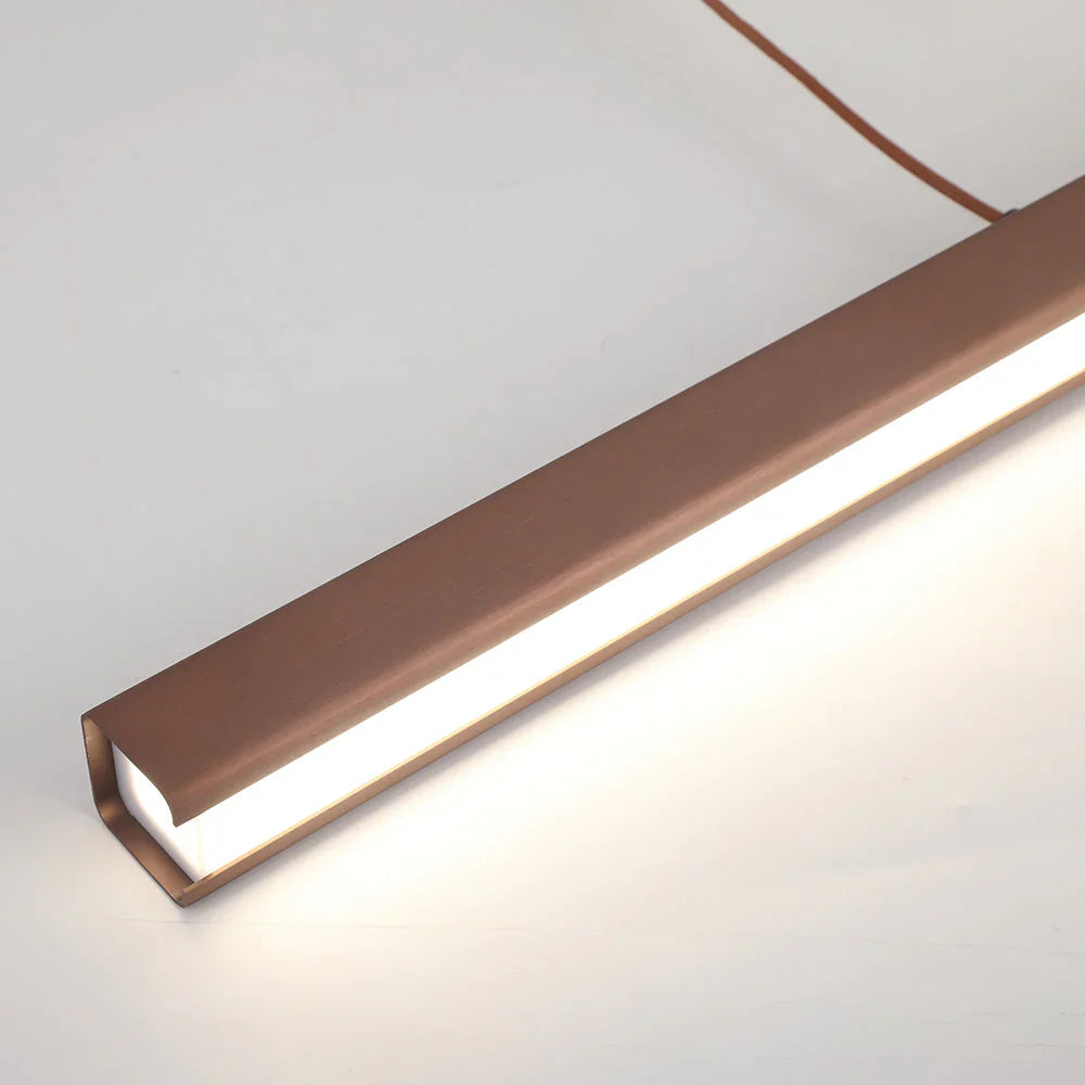 Linear LED Pendant Light Metal for Dining Areas | Avora
