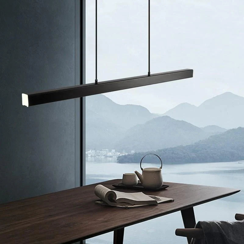 Linear LED Pendant Light Metal for Dining Areas | Avora
