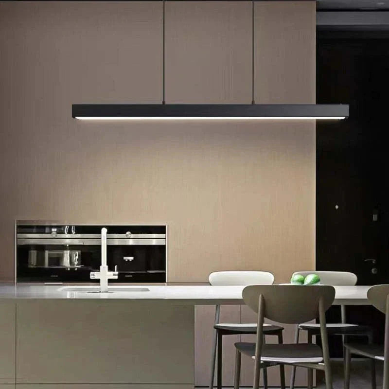 Linear LED Pendant Light Metal for Dining Areas | Avora