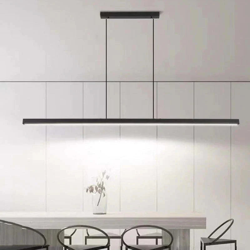 Linear LED Pendant Light Metal for Dining Areas | Avora