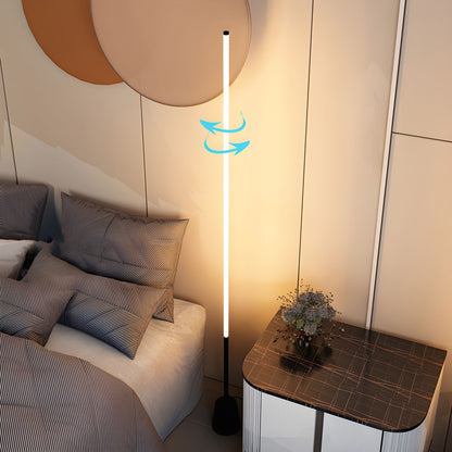 Linear Metal Frame Floor Lamp Modern Design | Zenvora