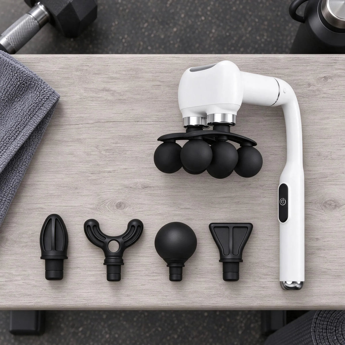 Long-Handle Deep Tissue Massage Gun