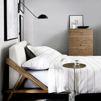 Long Arm Twist Wall Light Plug In Brass Finish | Mirevo