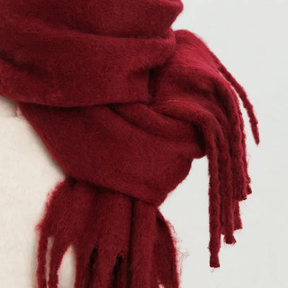Long Casual Ladies Winter Scarf