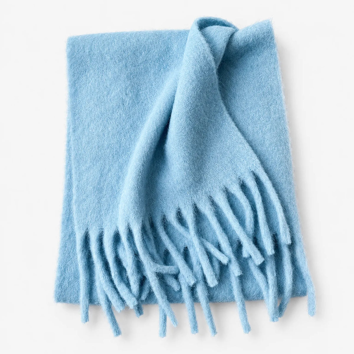 Long Winter Scarf With Tassels