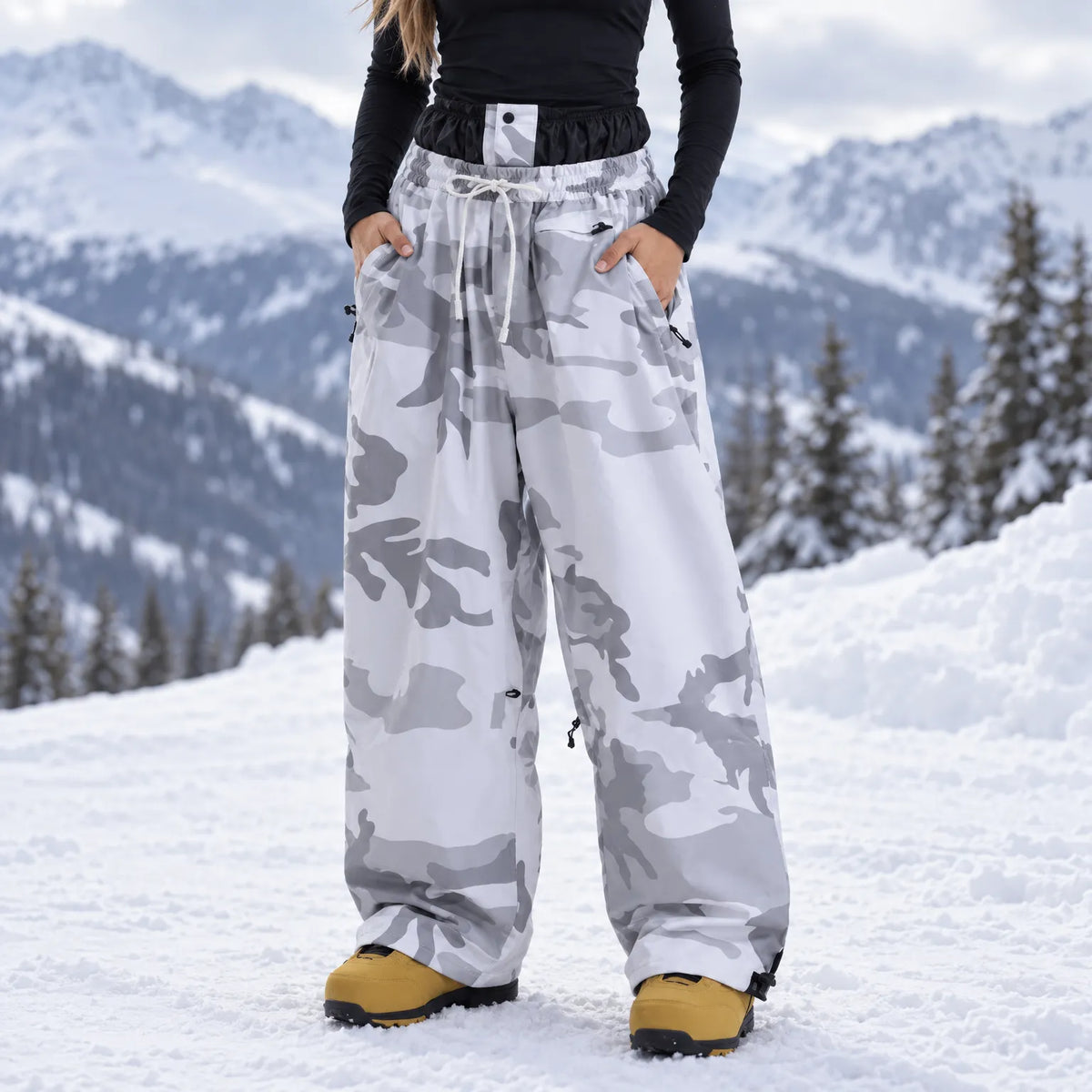 Loose Fit Winter Ski Pants