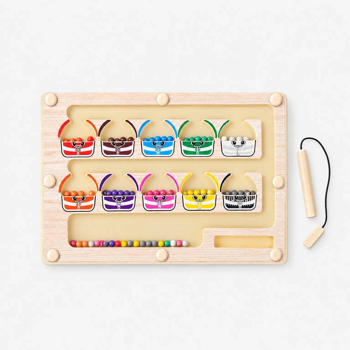 Magnetic Colour Sorting Maze Board