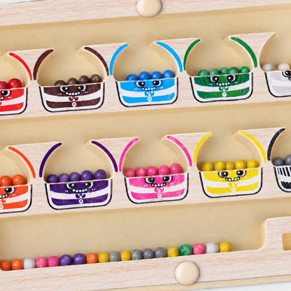 Magnetic Colour Sorting Maze Board
