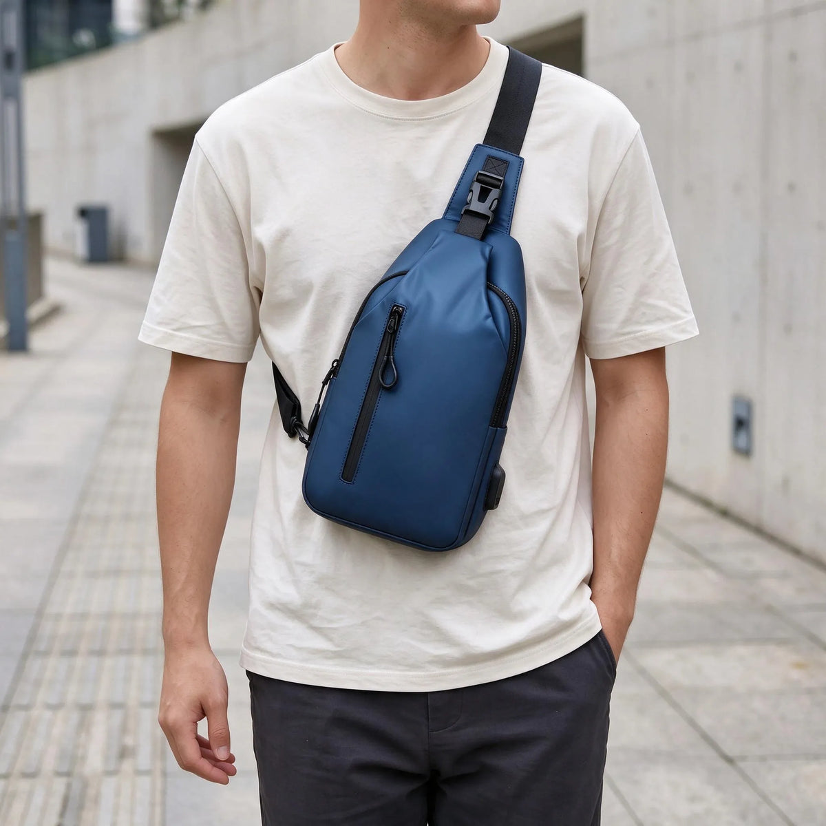 Men Crossbody Sling Chest Bag