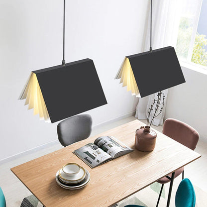 Metal Book Shade Pendant Light for Kids Room | Serora