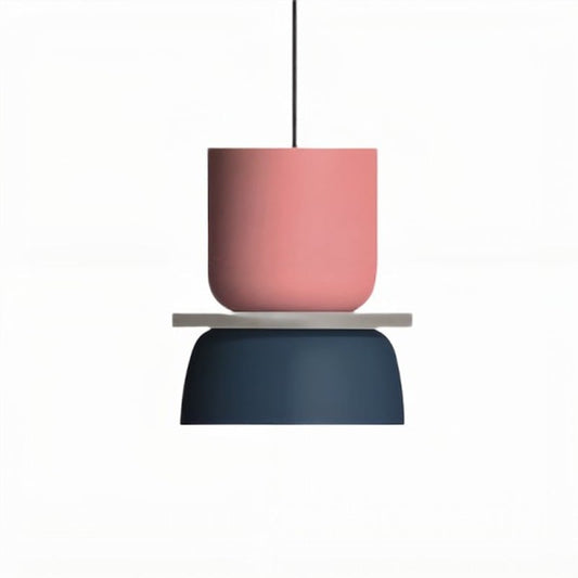 Metal Bowl Pendant Light with Nordic Colour Touch | Aurelle