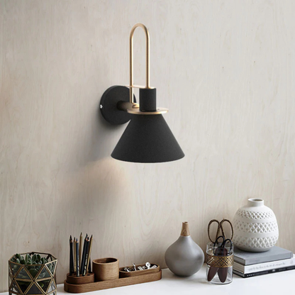 Metal Cone Wall Light for Kids Bedroom Lighting | Rayvia
