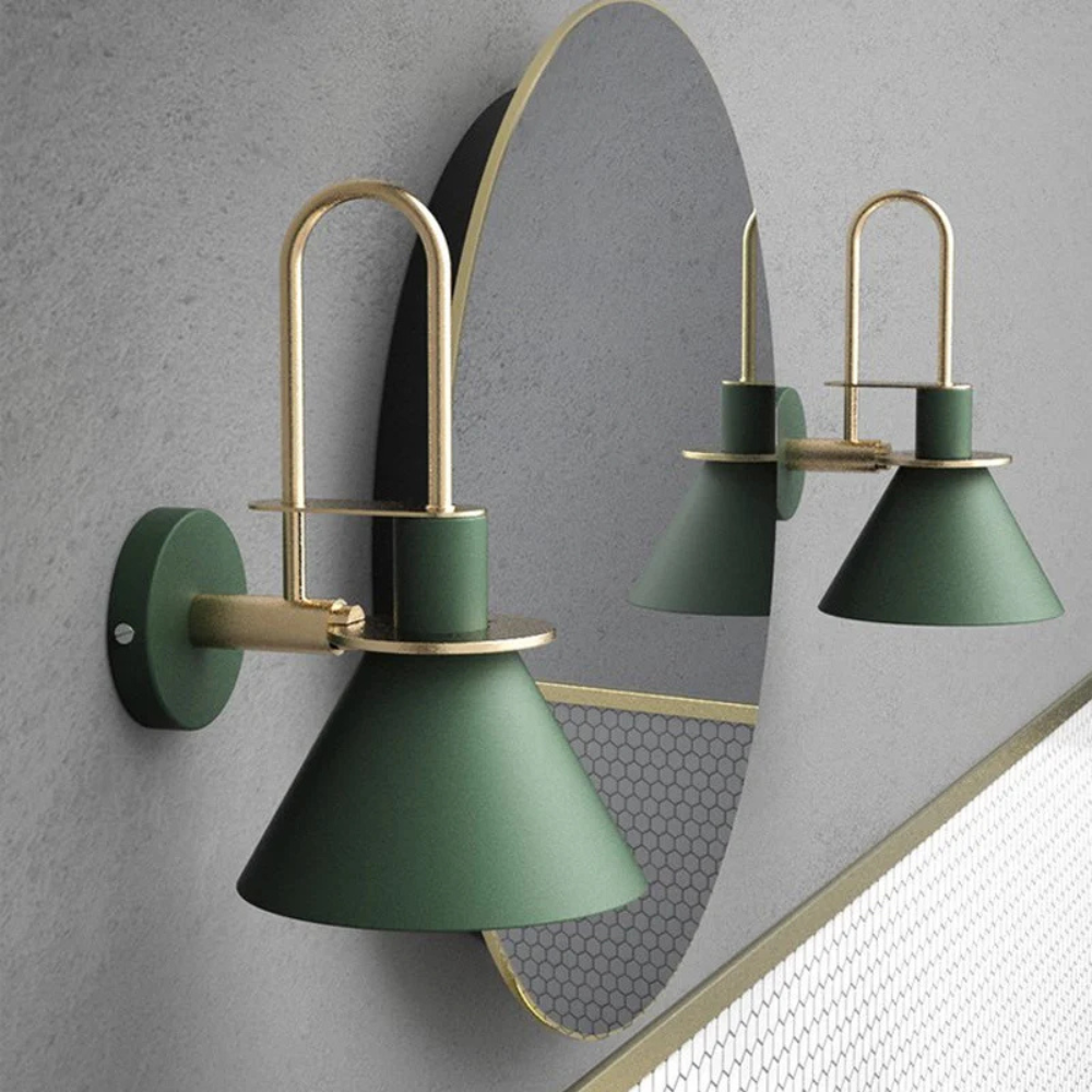 Metal Cone Wall Light for Kids Bedroom Lighting | Rayvia