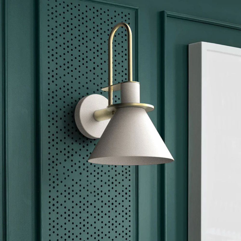 Metal Cone Wall Light for Kids Bedroom Lighting | Rayvia