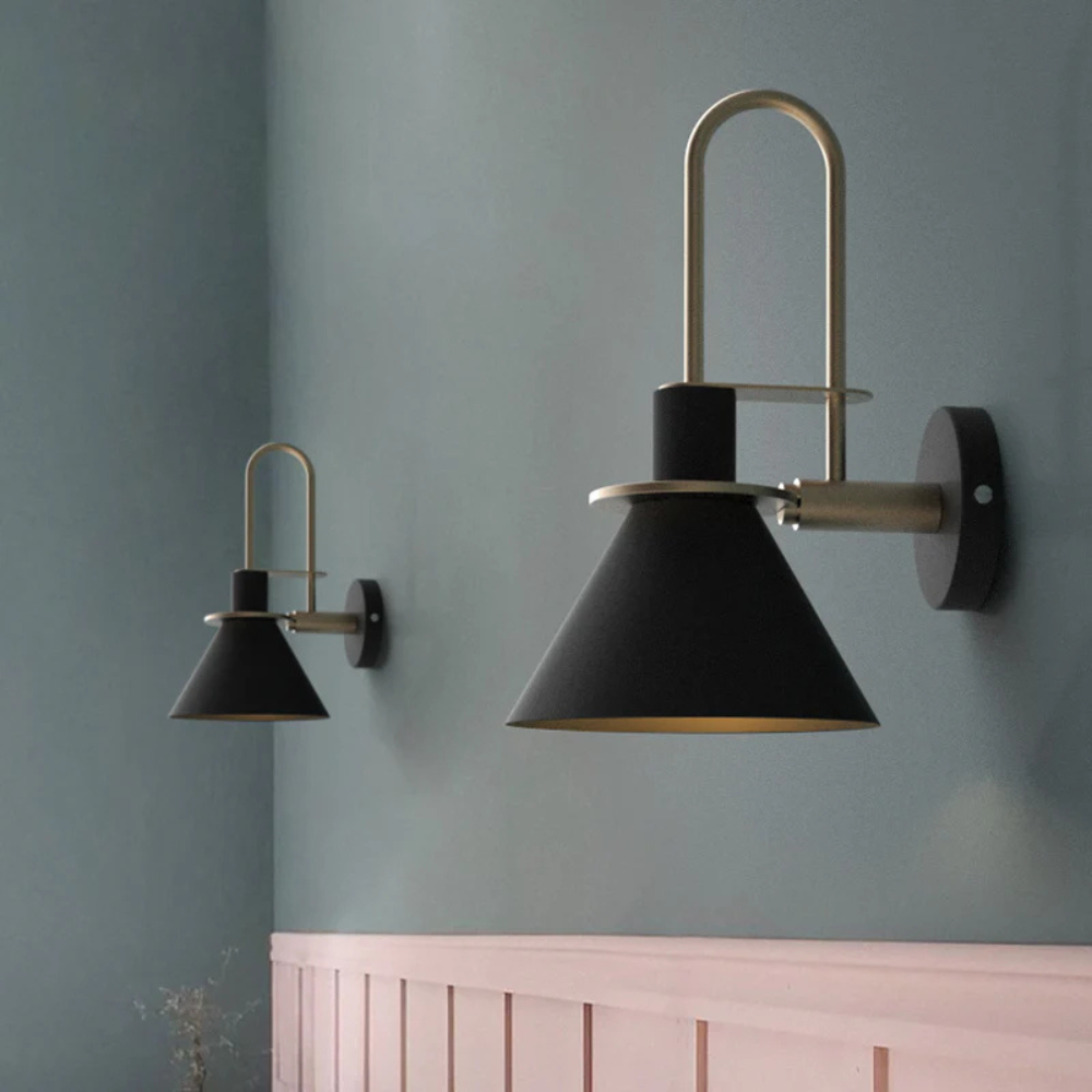 Metal Cone Wall Light for Kids Bedroom Lighting | Rayvia
