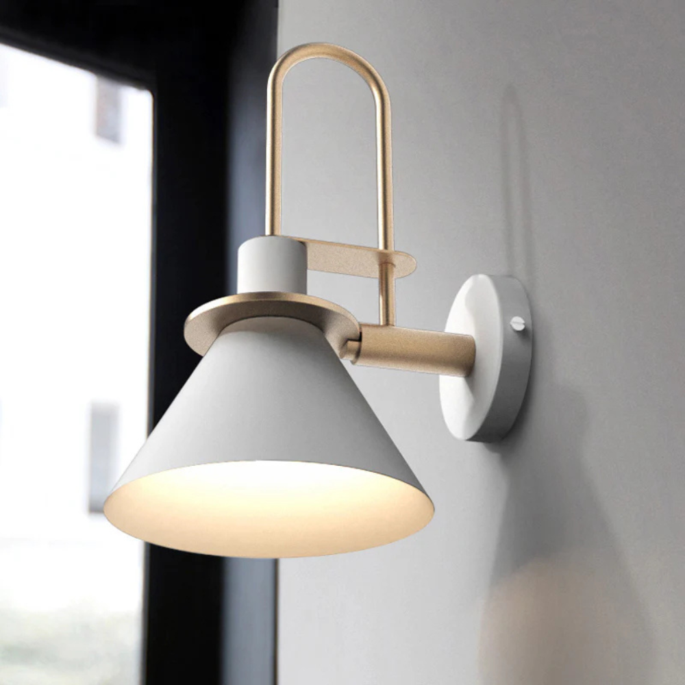 Metal Cone Wall Light for Kids Bedroom Lighting | Rayvia