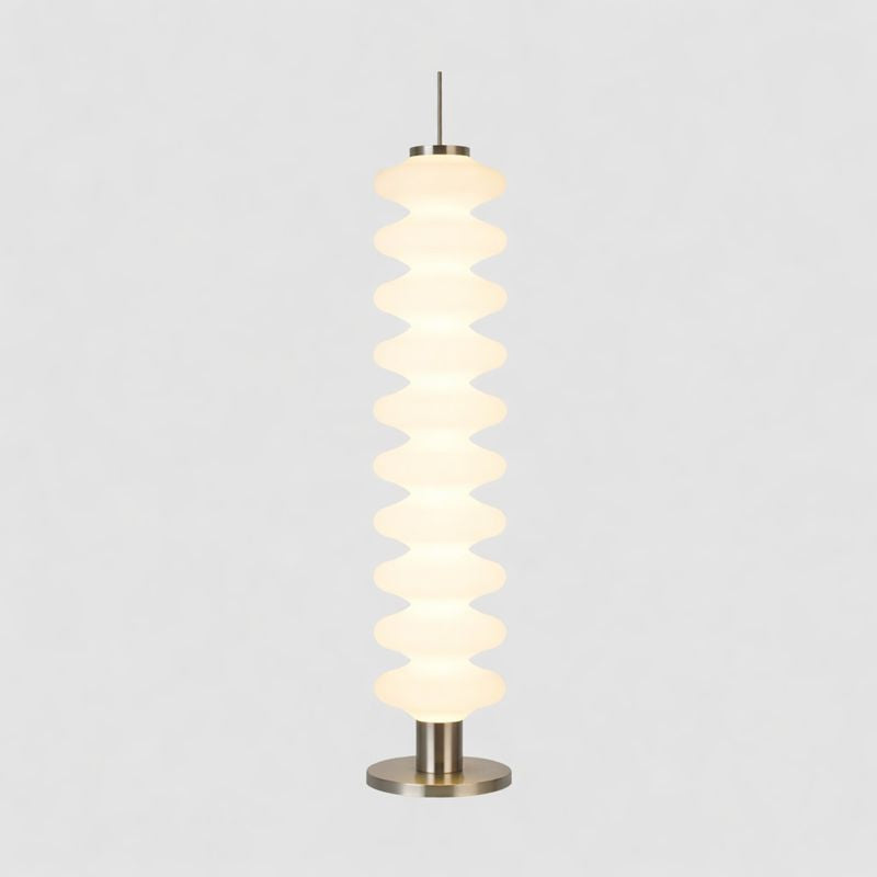Metal Floor Lamp Geometric Shade Modern Lighting | Dorelis