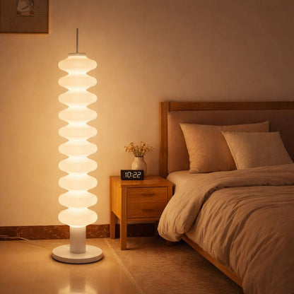 Metal Floor Lamp Geometric Shade Modern Lighting | Dorelis
