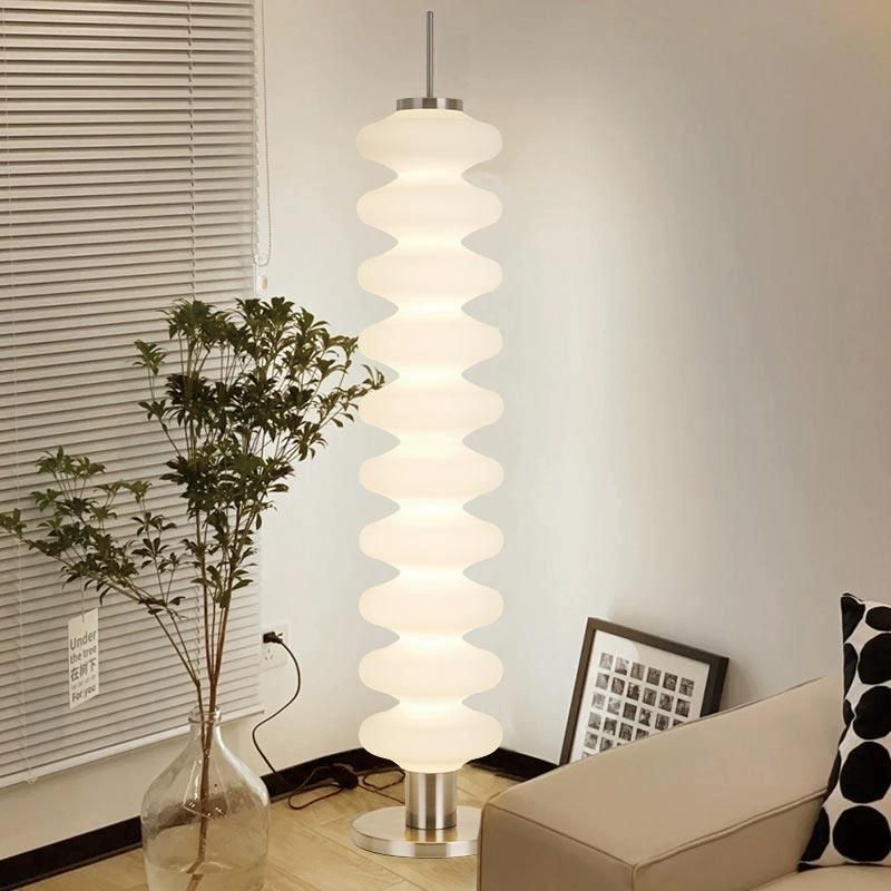 Metal Floor Lamp Geometric Shade Modern Lighting | Dorelis