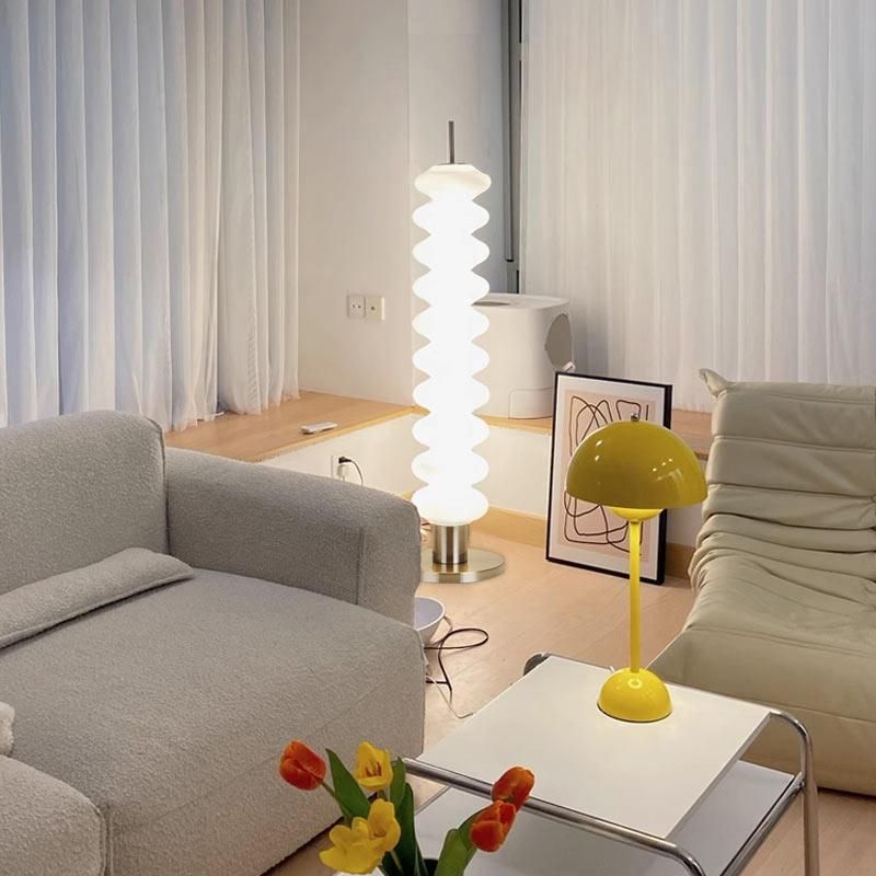 Metal Floor Lamp Geometric Shade Modern Lighting | Dorelis