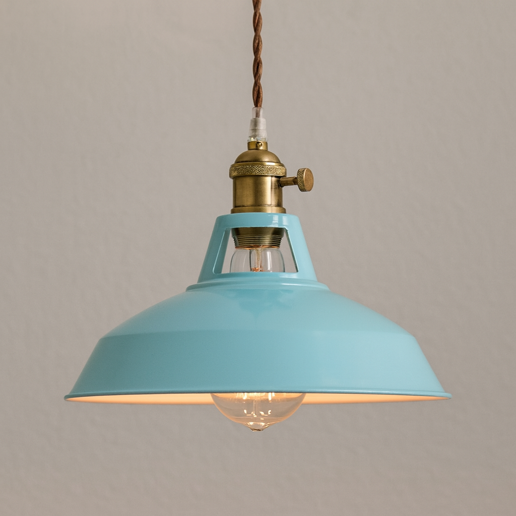 Metal LED Pendant Light in Colour Loft Style | Lanetra