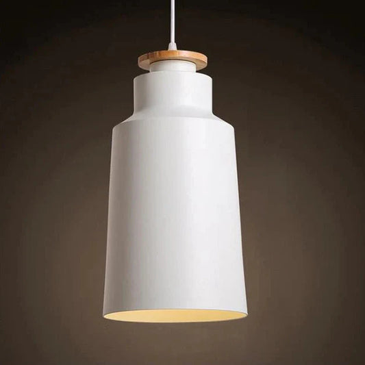 Metal and Wood Scandinavian Pendant Light for Interiors | Nordiva