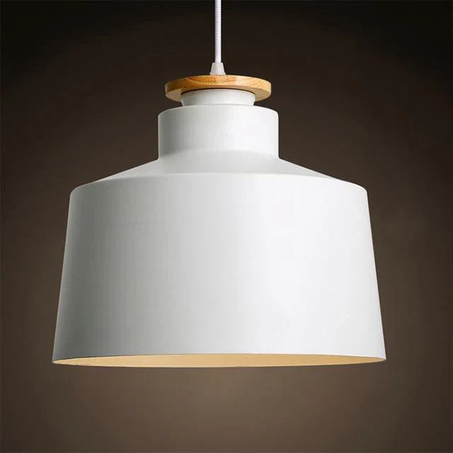 Metal and Wood Scandinavian Pendant Light for Interiors | Nordiva