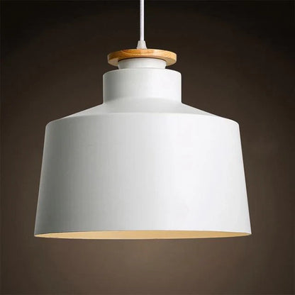 Metal and Wood Scandinavian Pendant Light for Interiors | Nordiva