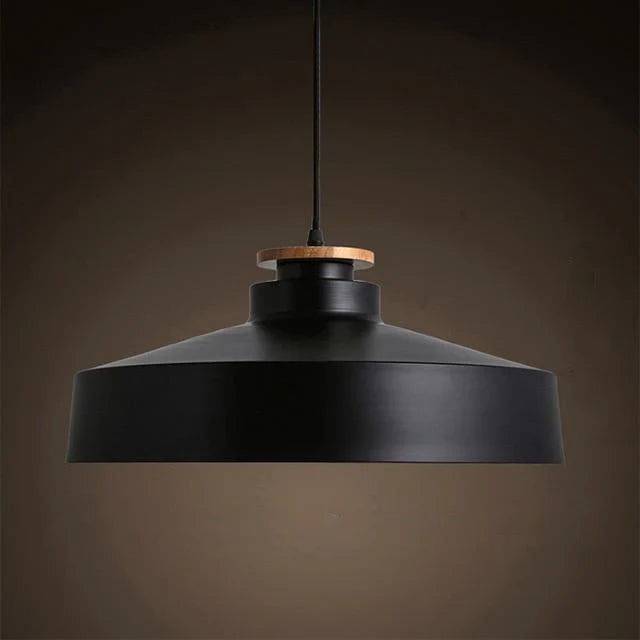 Metal and Wood Scandinavian Pendant Light for Interiors | Nordiva