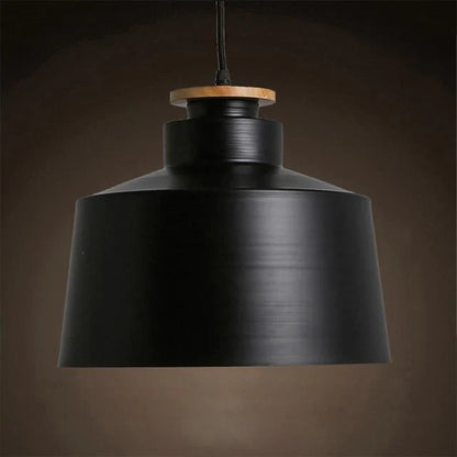 Metal and Wood Scandinavian Pendant Light for Interiors | Nordiva