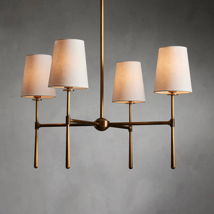 Mid Century Fabric Chandelier Ceiling Light | Galvexa