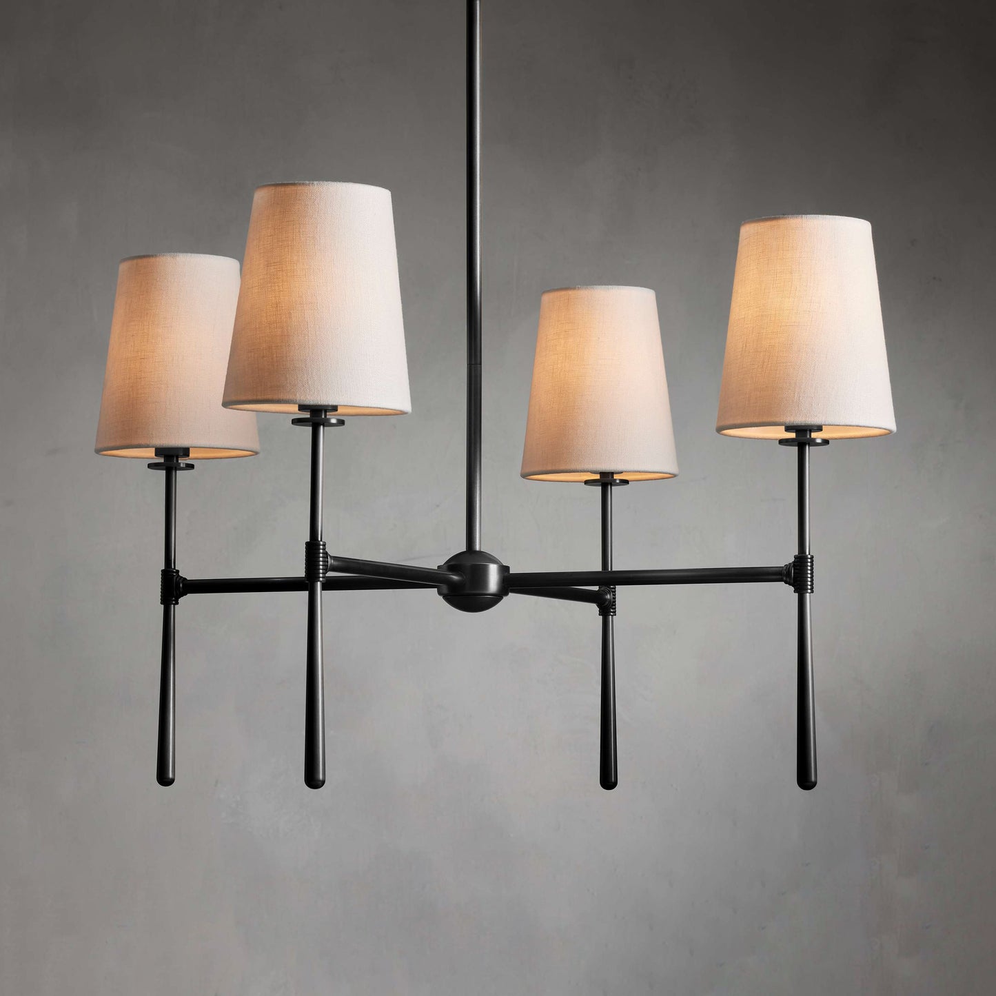 Mid Century Fabric Chandelier Ceiling Light | Galvexa