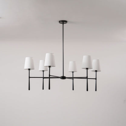 Mid Century Fabric Chandelier Ceiling Light | Galvexa