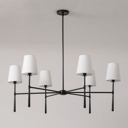 Mid Century Fabric Chandelier Ceiling Light | Galvexa