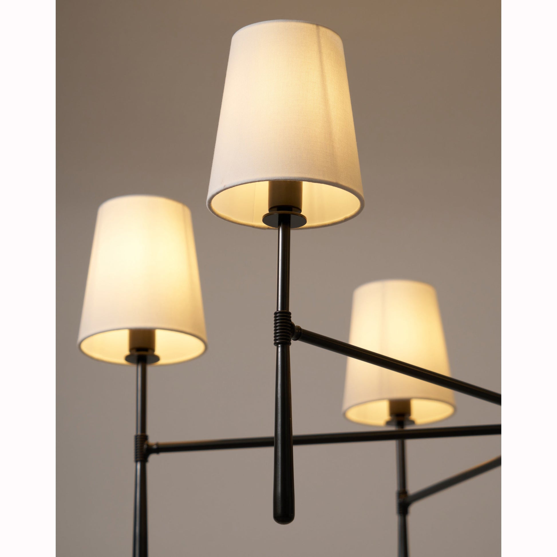 Mid Century Fabric Chandelier Ceiling Light | Galvexa