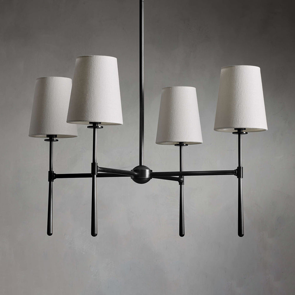 Mid Century Fabric Chandelier Ceiling Light | Galvexa