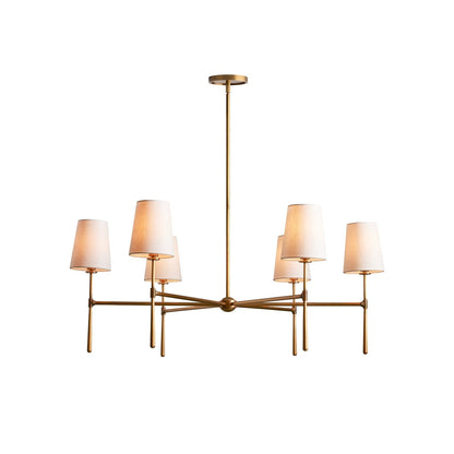 Mid Century Fabric Chandelier Ceiling Light | Galvexa