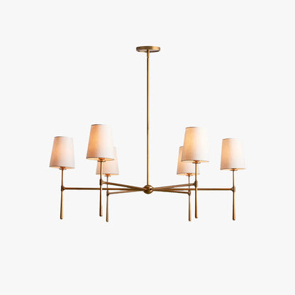 Mid Century Fabric Chandelier Ceiling Light | Galvexa