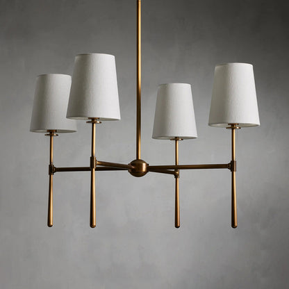 Mid Century Fabric Chandelier Ceiling Light | Galvexa