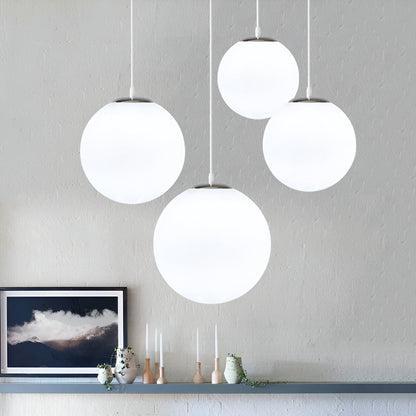 Milky Glass Nordic Pendant Light for Modern Spaces | Tirvex