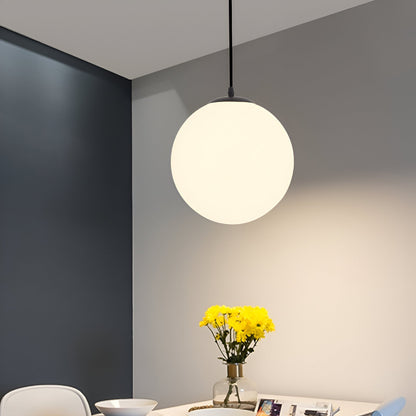 Milky Glass Nordic Pendant Light for Modern Spaces | Tirvex