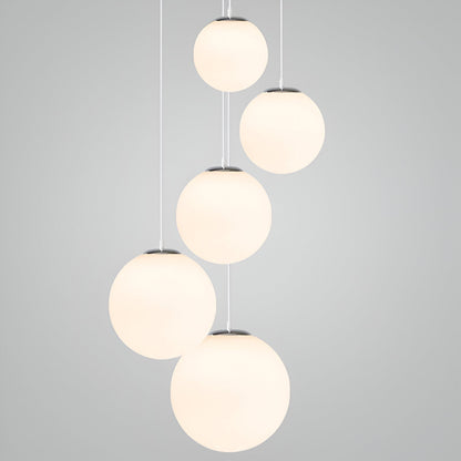 Milky Glass Nordic Pendant Light for Modern Spaces | Tirvex