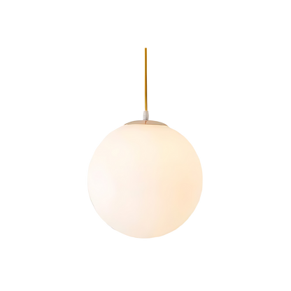 Milky Glass Nordic Pendant Light for Modern Spaces | Tirvex