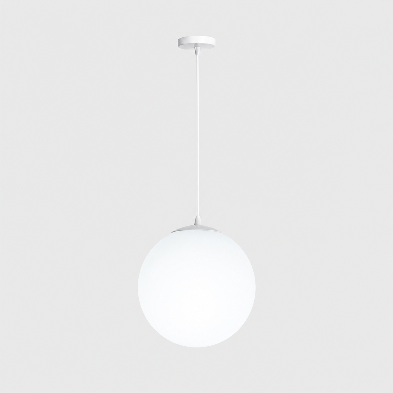 Milky Glass Nordic Pendant Light for Modern Spaces | Tirvex