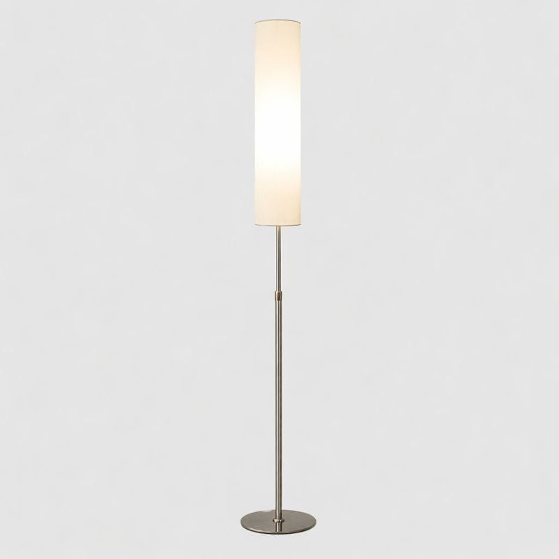 Minimalist Floor Lamp With Fabric Shade Reading Light | Cadrion