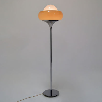 Minimalist Floor Lamp With Frosted Glass Globe Light | Tavero