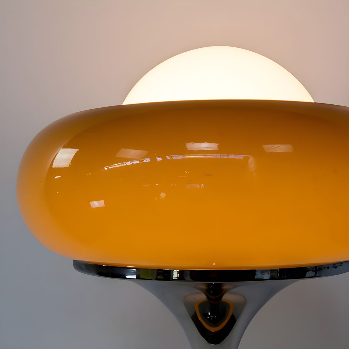 Minimalist Floor Lamp With Frosted Glass Globe Light | Tavero